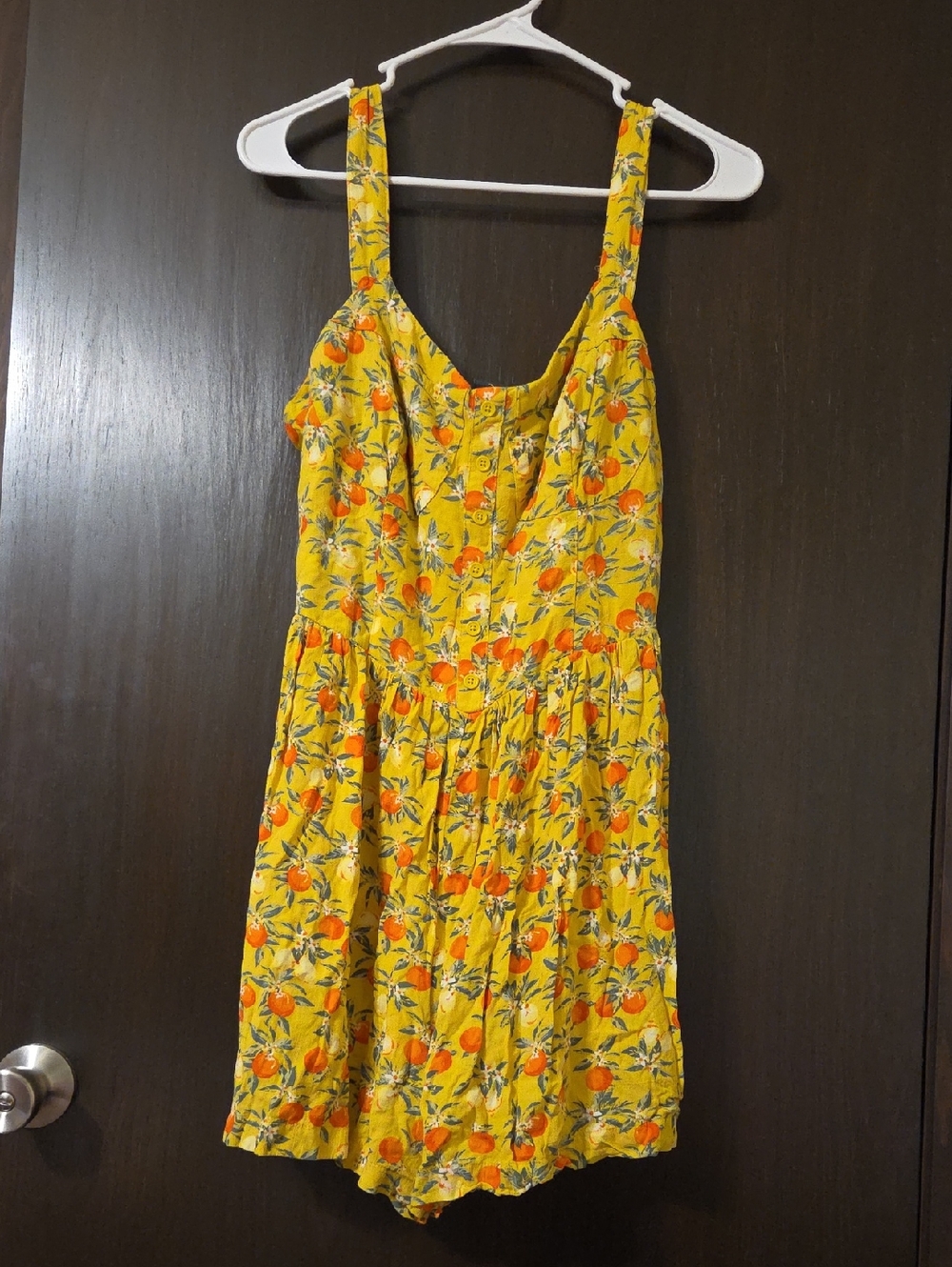 WILD FABLE Shorts Romper Yellow/orange Large